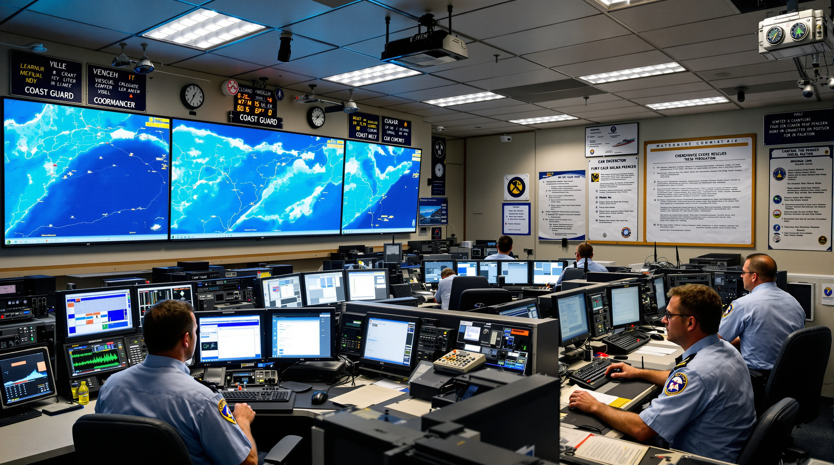 Maritime emergency coordination and rescue operations