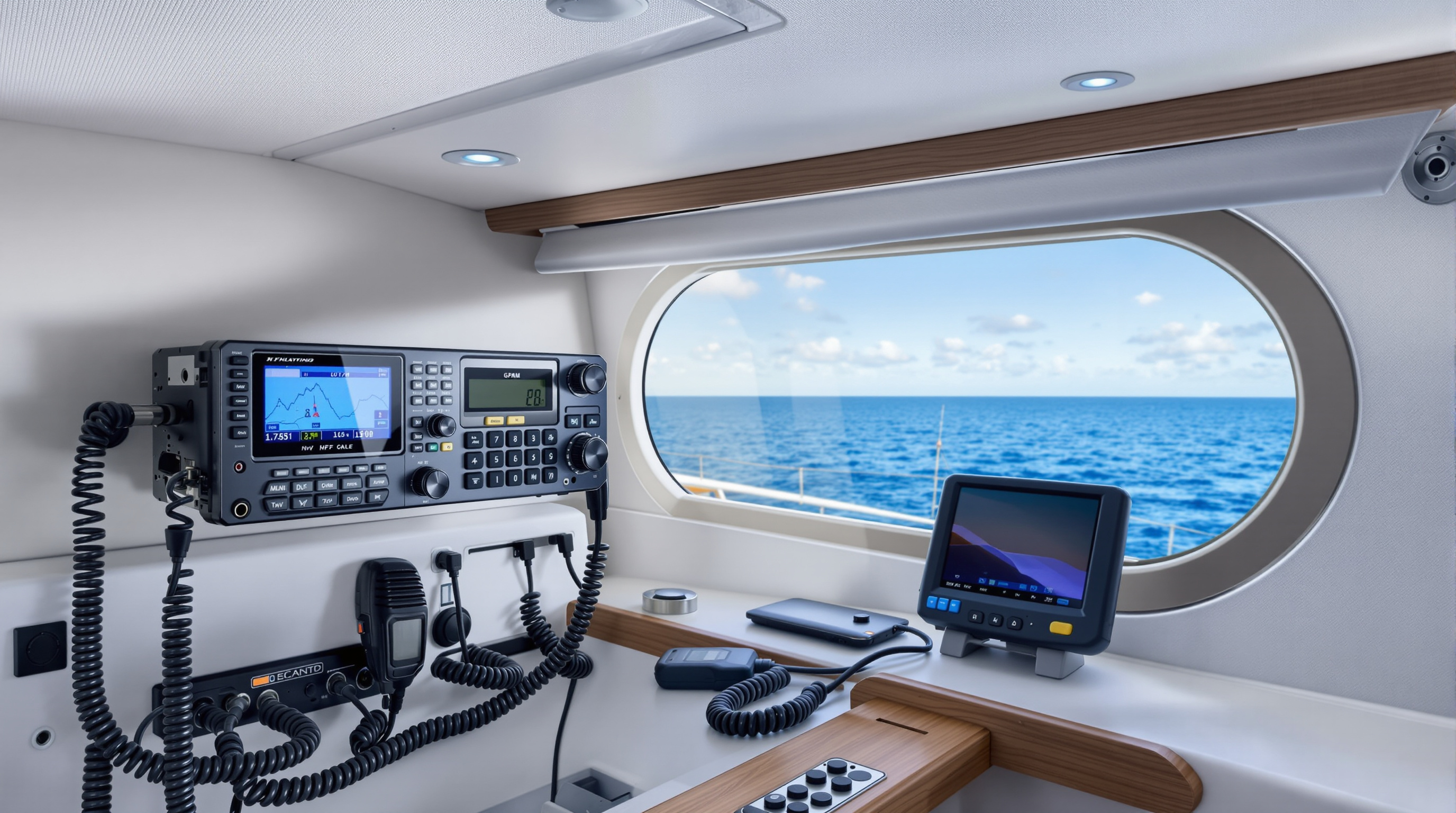 Marine HF radio equipment for roll call participation